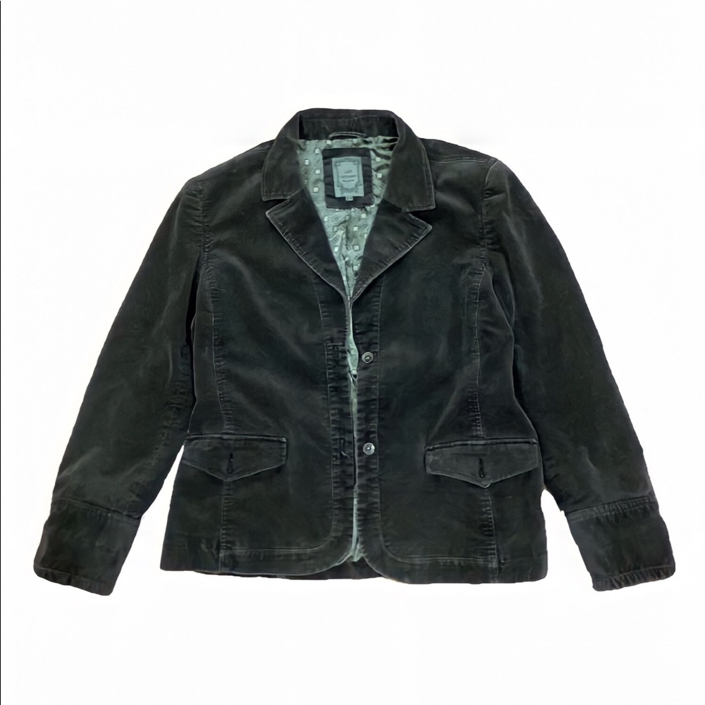 Lady Hathaway Brown/Green Corduroy Blazer